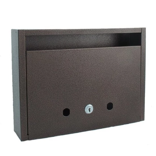 Postaláda fekvő LÉPCSŐHÁZI felnyíló 31x23cm barna
