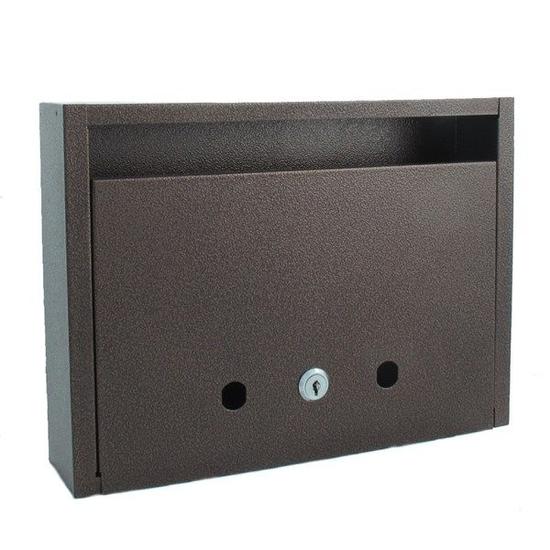 Postaláda fekvő LÉPCSŐHÁZI felnyíló 31x23cm barna