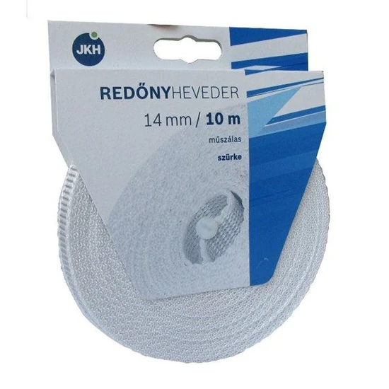 Redőnyheveder műszál 14mm szürke 10fm