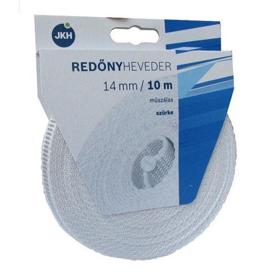 Redőnyheveder műszál 14mm szürke 10fm
