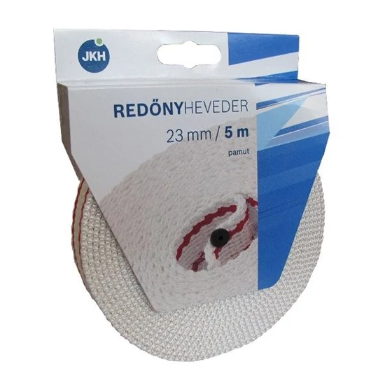 Redőnyheveder pamut 23mm 5fm
