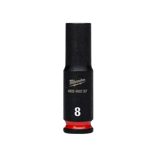 Milwaukee gépi dugókulcs, hosszú 1/4"-8mm - 1db