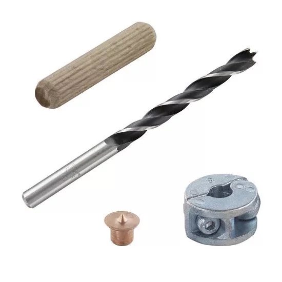 Wolfcraft Fatipli készlet jelölővel fúróval mélységállítóval 8mm