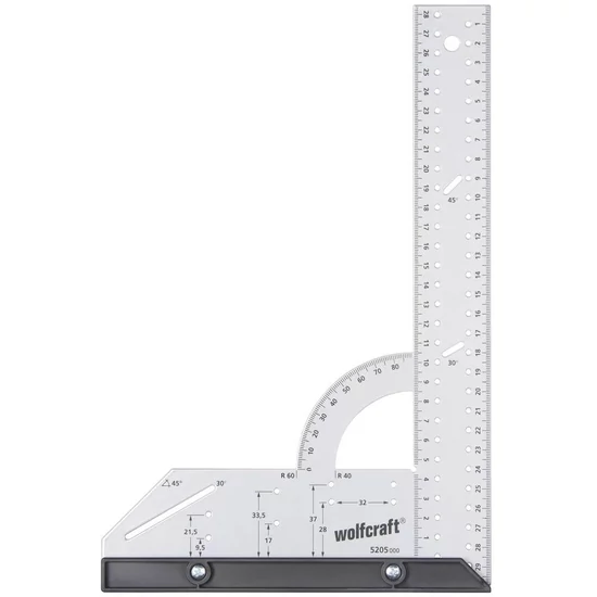 Wolfcraft Univerzális szögvonalzó  L=300mm
