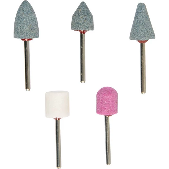 KWB Profi hengeres befogású köszörűkő készlet 5 db-os befogás: 3mm