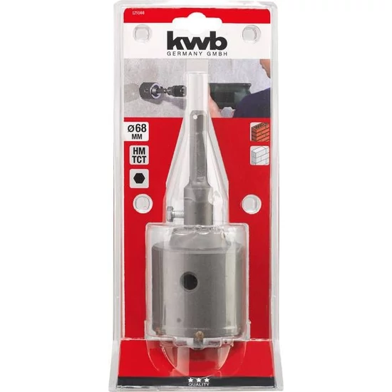 KWB Standard koronafúró SW12 központfúróval 68mm