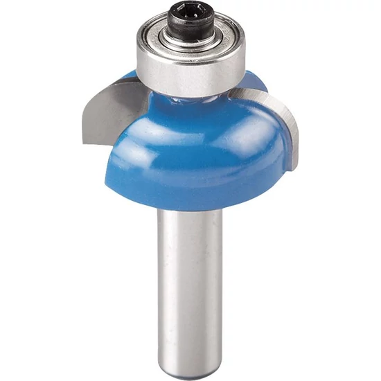 KWB Profi csapágyas félkör kerekítő holker felsőmaró kés 8x25,7mm R=6,35