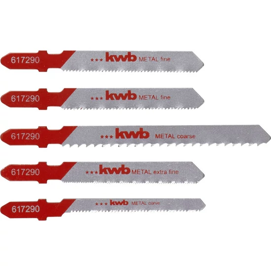 KWB Profi szúrófűrészlap klt.  6x100mm, 2x77mm Bi-metal 1x100mm 1x77mm 10db