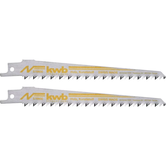 KWB Profi orrfűrészlap fához 153/130mm egyenes, és ív vágáshoz 2db