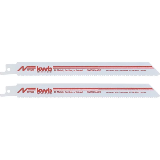 KWB Profi orrfűrészlap flexibilis, fémhez, fához 205/180mm 2db