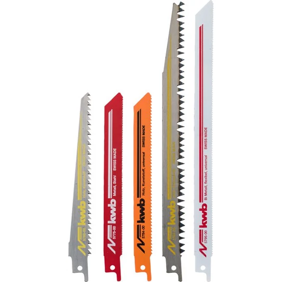 KWB Profi orrfűrészlap klt. 1x240/218, 1x150/130, 1x228/207, 2x153/130mm 5db