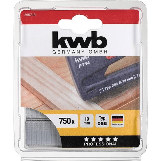 KWB Profi tűzőgép szeg 19mm 750db
