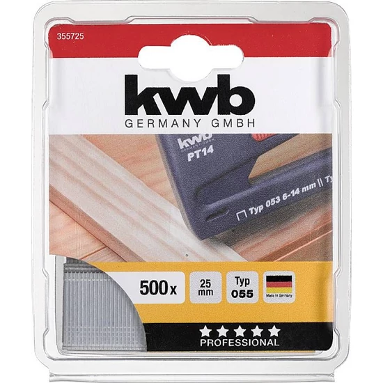 KWB Profi tűzőgép szeg 25mm 500db
