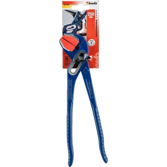 KWB Profi vízpumpafogó - csőfogó befogópofa burkolattal 240mm