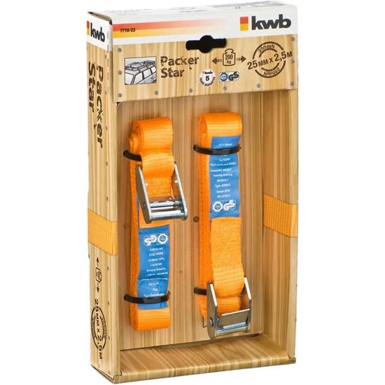 KWB Profi poliészter spanifer gyorsszorítós 25x2500mm 2db