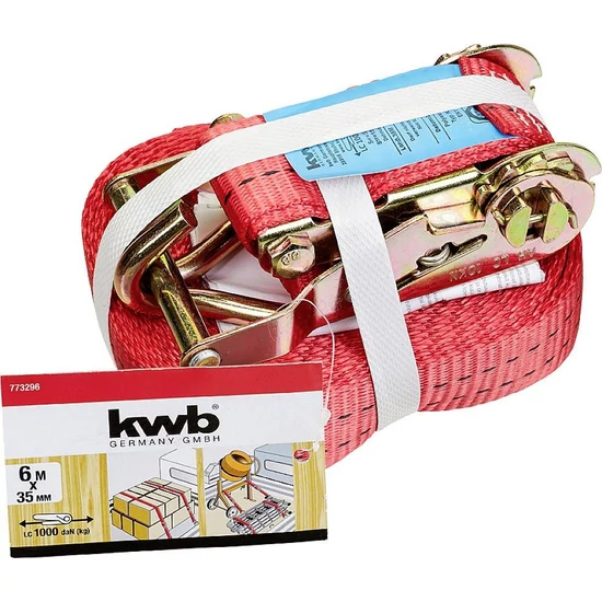 KWB Profi poliészter kampós spanifer racsnis 35x6000mm