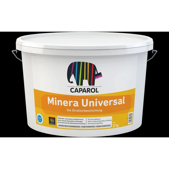 Caparol Minera Universal kvarctartalmú bevonat szilikongyantával 22kg