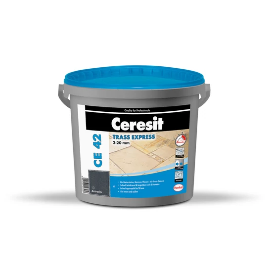 Henkel Ceresit CE 42 trass express gyorsan kötő fugaanyag jurabeige 5kg