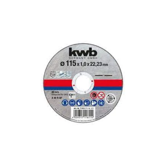 KWB Profi extra vékony INOX vágókorong 115x22,3x1,0mm