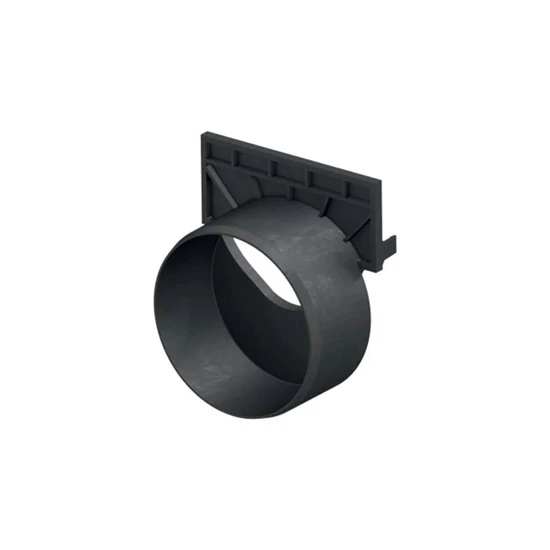 ACO Hexaline 2 homloklap műanyag fekete PP DN100