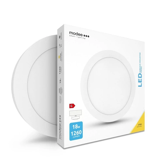 Modee Lighting LED Panel Kerek - Felszerelhető 18W 2700K (1260 lumen)