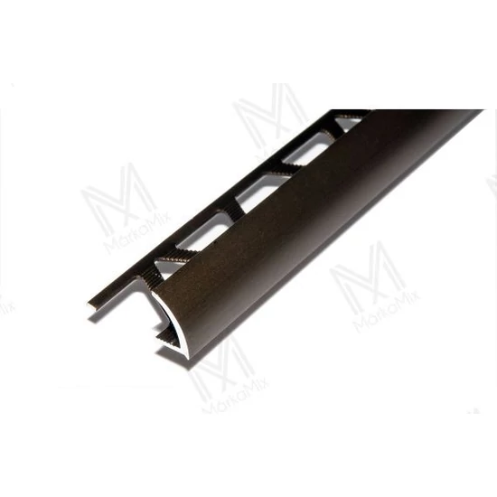 Salag aluminium élvédő íves 12mm eloxált bronz 2,5m