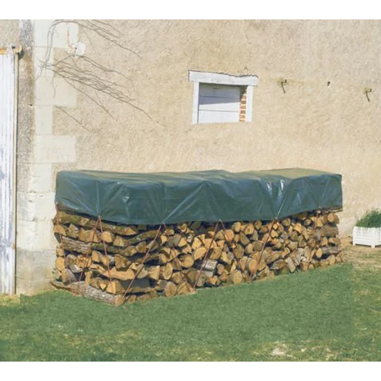 Nortene Protex Wood fahasáb takaró vízhatlan ponyva zöld 1,5x6m