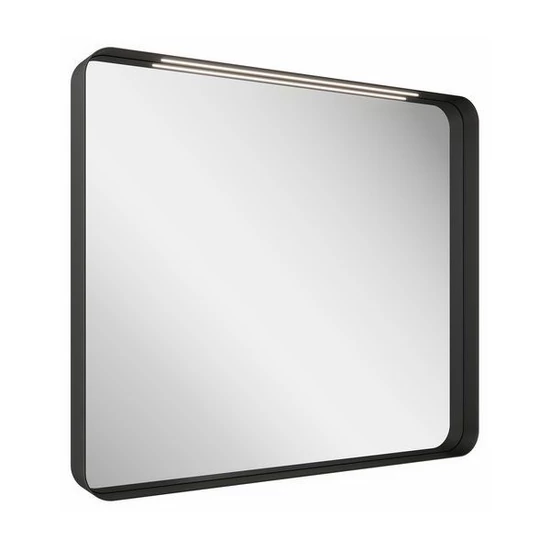 Ravak STRIP fekete fürdöszobai tükör világítással 500x700mm