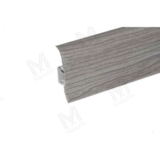 Salag NGF 56 mm PVC padlószegély gumis szegéllyel 2,50 m/szál szürke kőrisfa