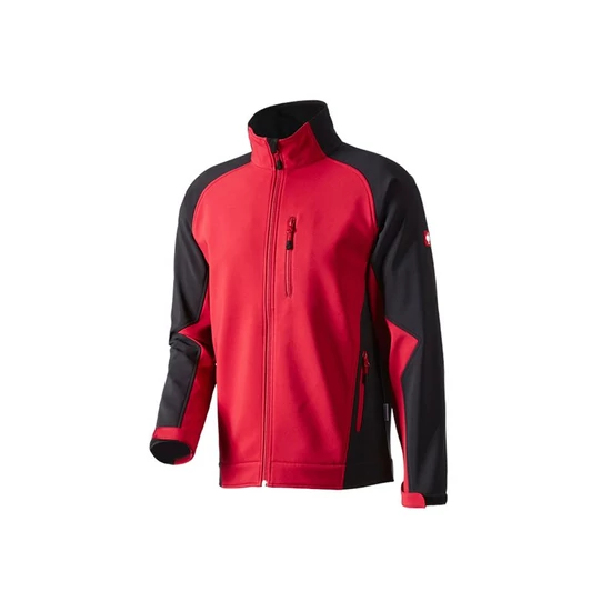 Engelbert Strauss Softshell Jacket dryplexx softlight piros/fekete 2XL