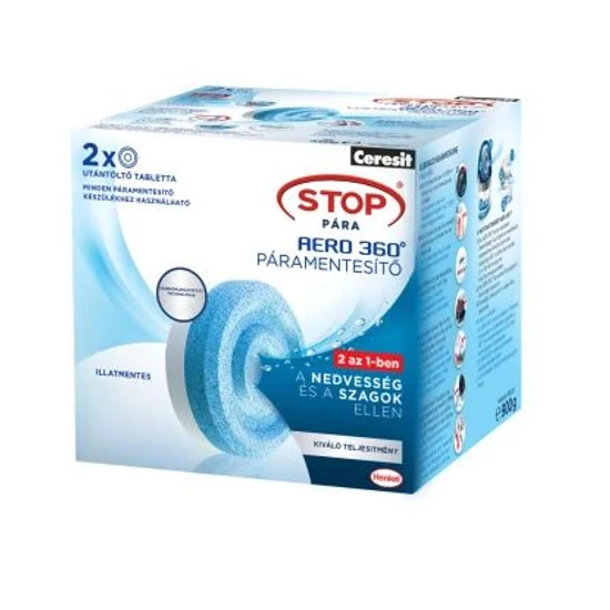 Henkel Ceresit Stop Pára AERO 360 utántöltő tabletta 2x450g