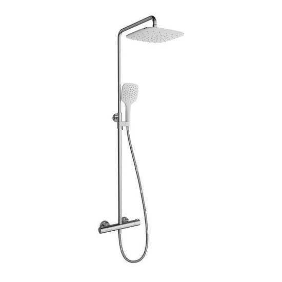 Ravak TE 093.00CR/WH Thermo 300 zuhanyoszlop thermosztátos csapteleppel króm/fehér