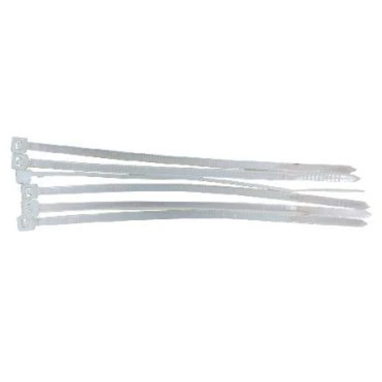 Mega kábelkötegelő fehér 2,5x100mm fehér 100db/csomag