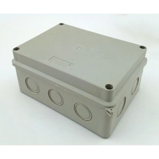 Stilo kötődoboz halogénmentes sima falú 255x200x80mm IP65
