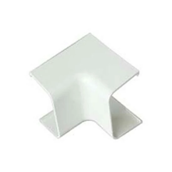 Dekorcsatorna belső sarokelem 90x65/112mm fehér