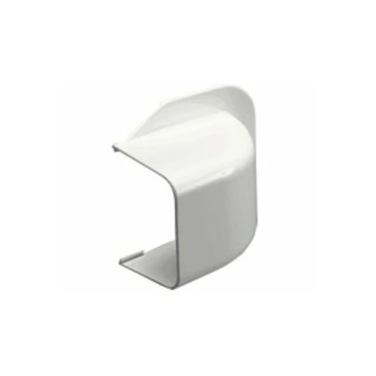 Dekorcsatorna karimás fali csatlakozó elem 65x50mm/116 fehér
