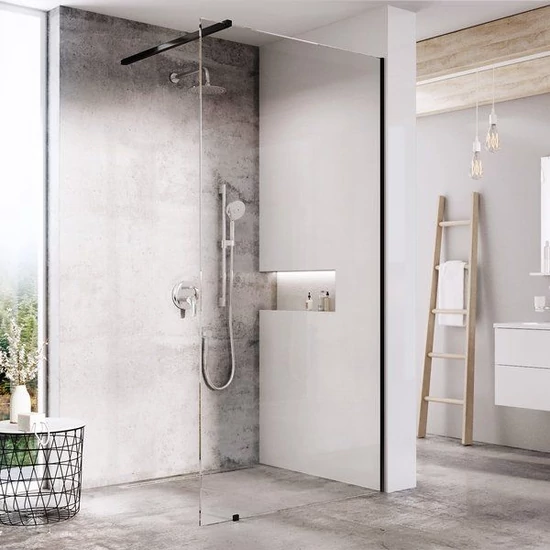 Ravak Walk In Wall 80 200cm Fehér matt+Transparent