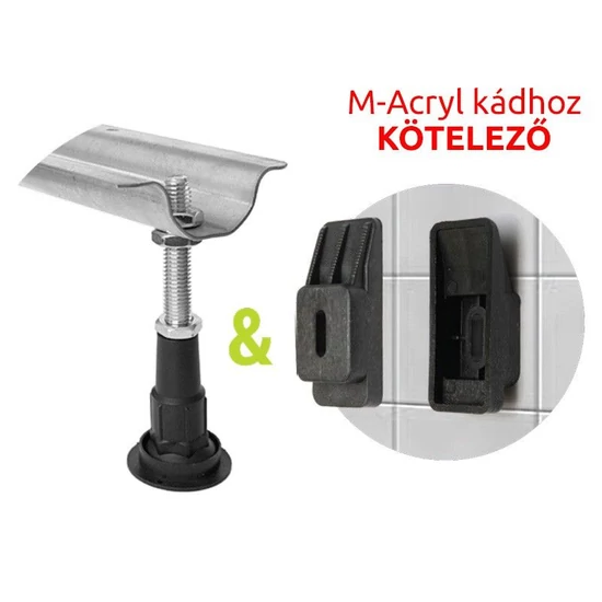 M-Acryl 68 kádláb+peremrözgítő