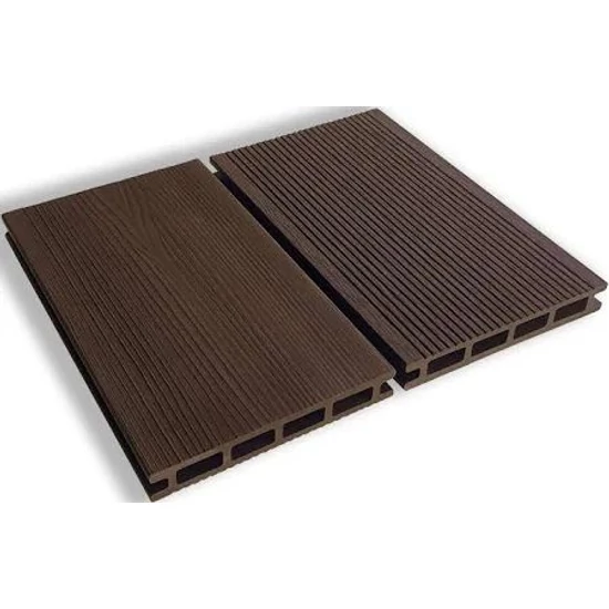 WPC teraszburkolat HomeBoard Neo 3D csokoládébarna 01