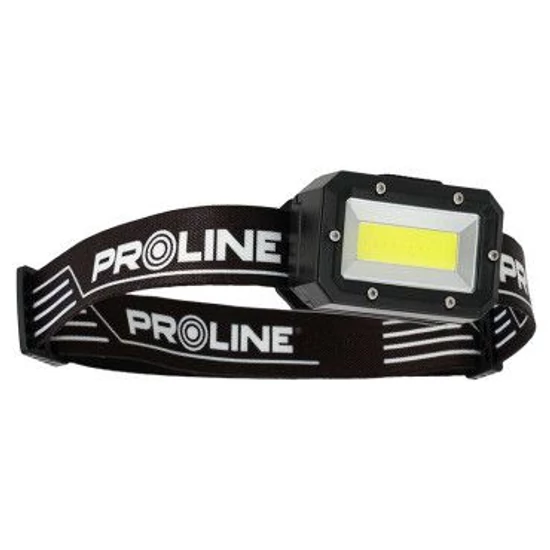 Proline fejlámpa COB 200 lumen 3XAAA