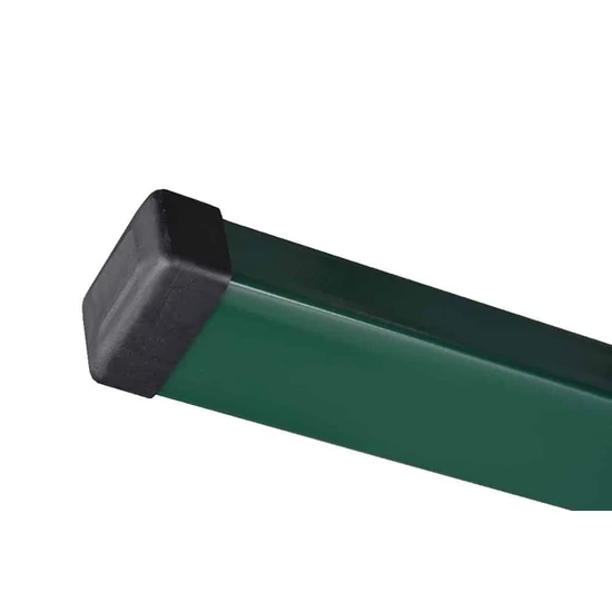 Festett kerítésoszlop zöld 60x40x1,5mm 2,4m