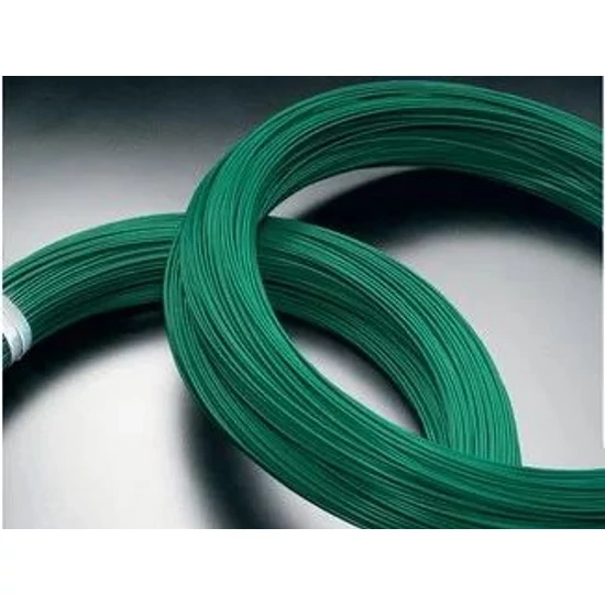 Műanyag bevonatú vezérdrót zöld 2,5/3,1mm