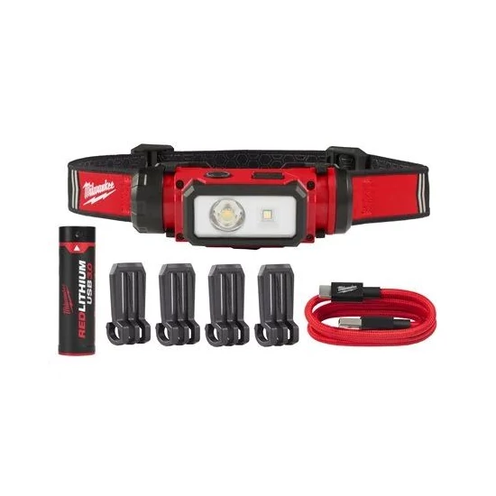 Milwaukee L4HL2-301 akkus fejlámpa 600 lumen