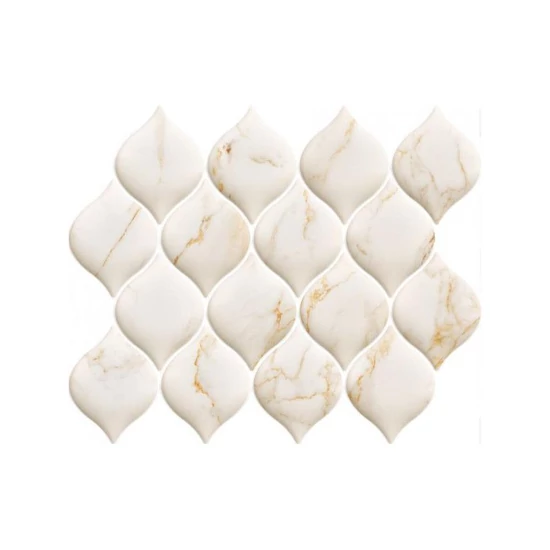 Paradyz Bliss Gold Arabesque Glossy mozaik 26,5x20,2cm