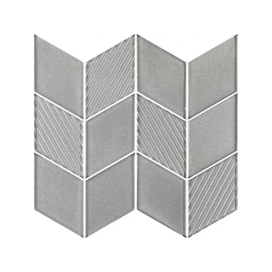Universal Glass rhombus silver mozaik 20,5x23,8