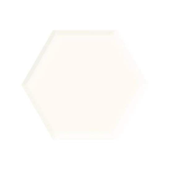 Paradyz Universal White STR Glossy hexagon 19,8x17,1cm 0,66m2