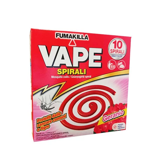 Vape szúnyogriasztó spirál 10db