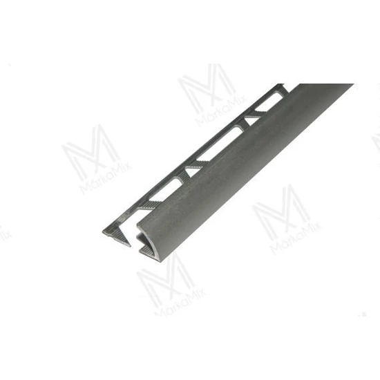 MM aluminium élvédő íves 8mm eloxált ezüst 2,5m