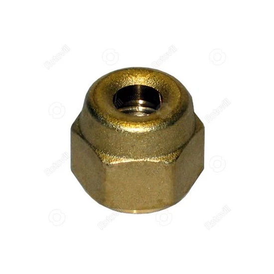 Rézcső hollander (rögzítő anya) 1/4"-6,35