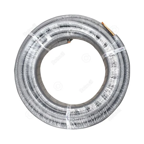 Kalorikus klíma rézcső 19mm-es UV álló szigeteléssel 3/8x1mm 25m/tekercs Isopolar